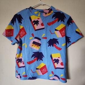 Nooworks Mock Neck Top in Snacks